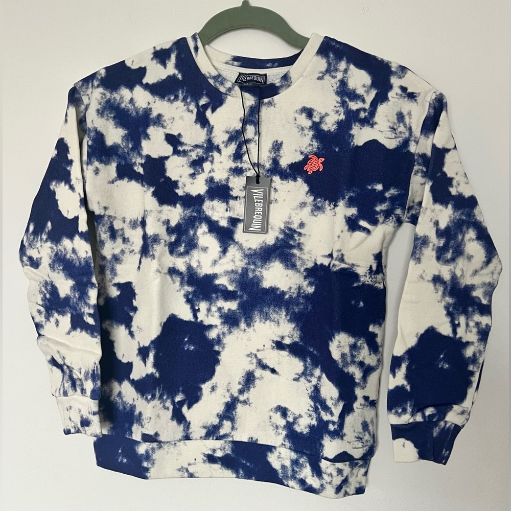 Vilebrequin Boy’s Blue and White Tie-Dye Sweatshirt